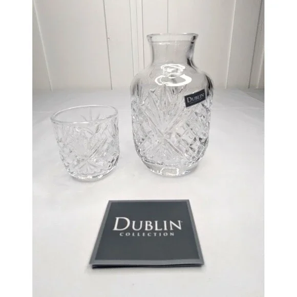 Crystal Night Carafe - Dublin Collection, Bedside Drinking Glass & Carafe NEW - Picture 4 of 6
